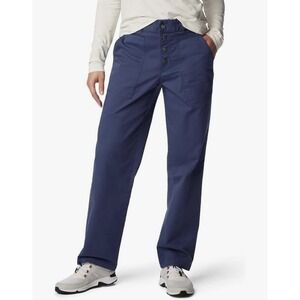 Columbia Holly Hideaway Pants Women's Size 14 Straight Leg Regular Fit Button Up